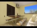 Holiday home Yellow - parking and grill: H(4+2) Kasic - Riviera Sibenik  - Croatia - H(4+2): covered terrace