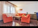 Apartments Ziva - by the beach; A1(6), A2(4), A3 (2+1) Cove Lozica (Rogoznica) - Riviera Sibenik  - Croatia - Apartment - A1(6): living room