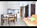 Apartments Ziva - by the beach; A1(6), A2(4), A3 (2+1) Cove Lozica (Rogoznica) - Riviera Sibenik  - Croatia - Apartment - A2(4): kitchen and dining room