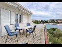 Apartments Ziva - by the beach; A1(6), A2(4), A3 (2+1) Cove Lozica (Rogoznica) - Riviera Sibenik  - Croatia - Apartment - A2(4): terrace