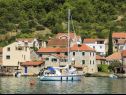 Apartments Mirni - 5 m from sea: A1(2+1) Luka (Island Prvic) - Riviera Sibenik  - view (house and surroundings)