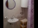 Apartments Ante - with parking : SA1(2+1), SA3(2) Pirovac - Riviera Sibenik  - Studio apartment - SA3(2): bathroom with toilet