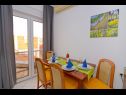 Apartments Zora - garden terrace and grill A1(2+2), A2(2+2), A4(2+2), A5(2+2), A6(2+2) Pirovac - Riviera Sibenik  - Apartment - A4(2+2): dining room