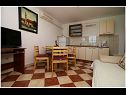 Apartments Elvi - amazing position & parking: A1 mali(2+1), A2(2+2), A3(4+1), A4 gornji(4+1) Primosten - Riviera Sibenik  - Apartment - A2(2+2): kitchen and dining room