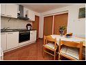 Apartments Elvi - amazing position & parking: A1 mali(2+1), A2(2+2), A3(4+1), A4 gornji(4+1) Primosten - Riviera Sibenik  - Apartment - A4 gornji(4+1): kitchen and dining room