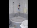 Apartments Ante - with large terrace : A1(6) Primosten - Riviera Sibenik  - Apartment - A1(6): bathroom with toilet