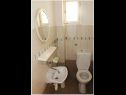Apartments Buffalo - 150m from the beach & parking: A1(6), A2(2) Primosten - Riviera Sibenik  - Apartment - A1(6): bathroom with toilet