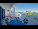 Apartments Modri Dragulj - with pool : A1(2), A2(4), A3(4) Razanj - Riviera Sibenik  - Apartment - A2(4): terrace