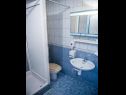 Apartments Zdrave - with parking; SA1(2+1), SA2(2+1), A3(4+1), A4(3+2) Rogoznica - Riviera Sibenik  - Studio apartment - SA2(2+1): bathroom with toilet
