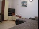 Apartments Zdrave - with parking; SA1(2+1), SA2(2+1), A3(4+1), A4(3+2) Rogoznica - Riviera Sibenik  - Apartment - A4(3+2): living room