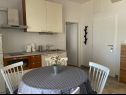 Apartments Bilja - 20 M from the sea A1(2), A2(2), A3(2), A4(6) Rogoznica - Riviera Sibenik  - Apartment - A1(2): kitchen and dining room
