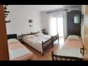 Apartments Tonci - by the sea: A2(4), A3(4) Rogoznica - Riviera Sibenik  - Apartment - A2(4): bedroom