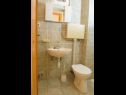 Apartments Tonci - by the sea: A2(4), A3(4) Rogoznica - Riviera Sibenik  - Apartment - A3(4): bathroom with toilet