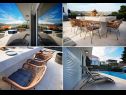 Holiday home Nepi - with pool: H(6+2) Rogoznica - Riviera Sibenik  - Croatia - H(6+2): terrace