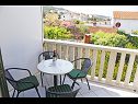 Apartments Marin - 100m from the sea A1(2+2), A2(2+2), A3(4+2) Cove Stivasnica (Razanj) - Riviera Sibenik  - Croatia - Apartment - A2(2+2): terrace