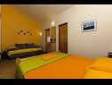 Apartments Georgi - 200 m from sea: SA1 crveni(2), SA2 oranz(2), SA3 zuti(2) Cove Stivasnica (Razanj) - Riviera Sibenik  - Croatia - Studio apartment - SA2 oranz(2): bedroom