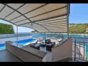 Holiday home Peros - heated pool: H(8+1) Cove Stivasnica (Razanj) - Riviera Sibenik  - Croatia - opened pool