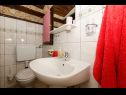 Apartments Georgi - 200 m from sea: SA1 crveni(2), SA2 oranz(2), SA3 zuti(2) Cove Stivasnica (Razanj) - Riviera Sibenik  - Croatia - Studio apartment - SA1 crveni(2): bathroom with toilet