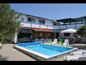 Apartments Den - with pool: B1(2+2), A2(2+2), C3(2+2) Tribunj - Riviera Sibenik  - swimming pool