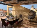 Apartments Ivica - 300 m from sea: A1(6) Tribunj - Riviera Sibenik  - Apartment - A1(6): terrace