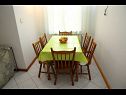 Apartments Araz - parking and barbecue: A1(4+1), A2(3) Vodice - Riviera Sibenik  - Apartment - A1(4+1): dining room