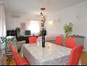 Apartments Mila - family friendly & comfortable: A1 (6+1) Vodice - Riviera Sibenik  - Apartment - A1 (6+1): dining room