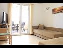 Apartments Zdenka - 10 m from the beach : A1(4+2), A2(2+2), A3(2+2), A4(2+2), SA5(2) Vodice - Riviera Sibenik  - Apartment - A3(2+2): living room