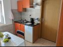 Apartments Jak - parking and BBQ: A1(2), A2(2), A3(4) Vodice - Riviera Sibenik  - Apartment - A1(2): kitchen and dining room