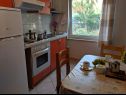 Apartments Jak - parking and BBQ: A1(2+1), A2(2+1), A3(4+1) Vodice - Riviera Sibenik  - Apartment - A3(4+1): kitchen and dining room