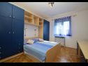 Apartments Snježa - green house: A1 Andelija(5), B2 Snjezana(4+1) Vodice - Riviera Sibenik  - Apartment - B2 Snjezana(4+1): bedroom