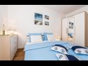 Apartments Big blue - terrace lounge: A1(4) Vodice - Riviera Sibenik  - Apartment - A1(4): bedroom