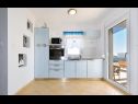 Apartments Big blue - terrace lounge: A1(4) Vodice - Riviera Sibenik  - Apartment - A1(4): kitchen