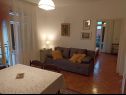 Apartments Slavica - free WiFi: A1(4), A2(3+1) Vodice - Riviera Sibenik  - Apartment - A2(3+1): living room