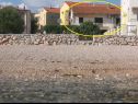 Apartments Mira - 20 m from pebble beach: A1(4+1), A2(4) Zaboric - Riviera Sibenik  - house