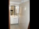 Apartments Mira - 20 m from pebble beach: A1(4+1), A2(4) Zaboric - Riviera Sibenik  - Apartment - A1(4+1): bathroom with toilet