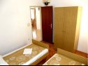 Apartments Mira - 20 m from pebble beach: A1(4+1), A2(4) Zaboric - Riviera Sibenik  - Apartment - A2(4): bedroom