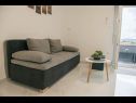 Apartments Marin - 200m to the sea: A1(2+2), A2(2+2), SA3(2) Zaboric - Riviera Sibenik  - Apartment - A1(2+2): living room