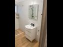 Apartments Marin - 200m to the sea: A1(2+2), A2(2+2), SA3(2) Zaboric - Riviera Sibenik  - Apartment - A1(2+2): bathroom with toilet
