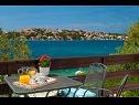 Holiday home Lucmar - swimming pool and sea view H(8+2) Zatoglav - Riviera Sibenik  - Croatia - sea view (house and surroundings)