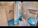 Apartments Land - 100m from the sea A1(4+2), A2(6+2) Zlarin (Island Zlarin) - Riviera Sibenik  - Apartment - A1(4+2): bathroom with toilet