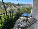 Apartments Željko - affordable and with sea view A1(5) Maslinica - Island Solta  - balcony