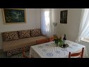 Apartments Janja - terrace and sea view A1(2+2), A2(4+1) Necujam - Island Solta  - Apartment - A1(2+2): dining room