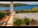 Apartments Mirja - panoramic sea view: A1(4) Necujam - Island Solta  - Apartment - A1(4): terrace view