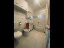 Apartments Modesty - comfortable : A1(4) Necujam - Island Solta  - Apartment - A1(4): bathroom with toilet
