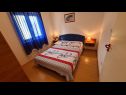 Apartments Bamba - sea view: A1 93(4), A2 94(4) Rogac - Island Solta  - Apartment - A2 94(4): bedroom