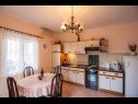 Apartments Mari - peaceful and quiet location: A1(4+2), A2(2+3) Stomorska - Island Solta  - Apartment - A1(4+2): kitchen and dining room
