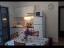 Apartments Vlatko - 100 m from sea: A2(4) Stomorska - Island Solta  - Apartment - A2(4): kitchen and dining room