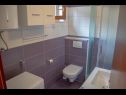Apartments Daira - great location A1(2+2), A2(2+2), A3(4) Stomorska - Island Solta  - Apartment - A3(4): bathroom with toilet