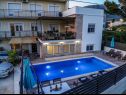 Apartments Zdene - private pool: A1(6+2), A2(6) Kastel Luksic - Riviera Split  - house