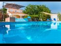 Holiday home Mare - open pool and pool for children: H(6+4) Kastel Novi - Riviera Split  - Croatia - swimming pool (house and surroundings)